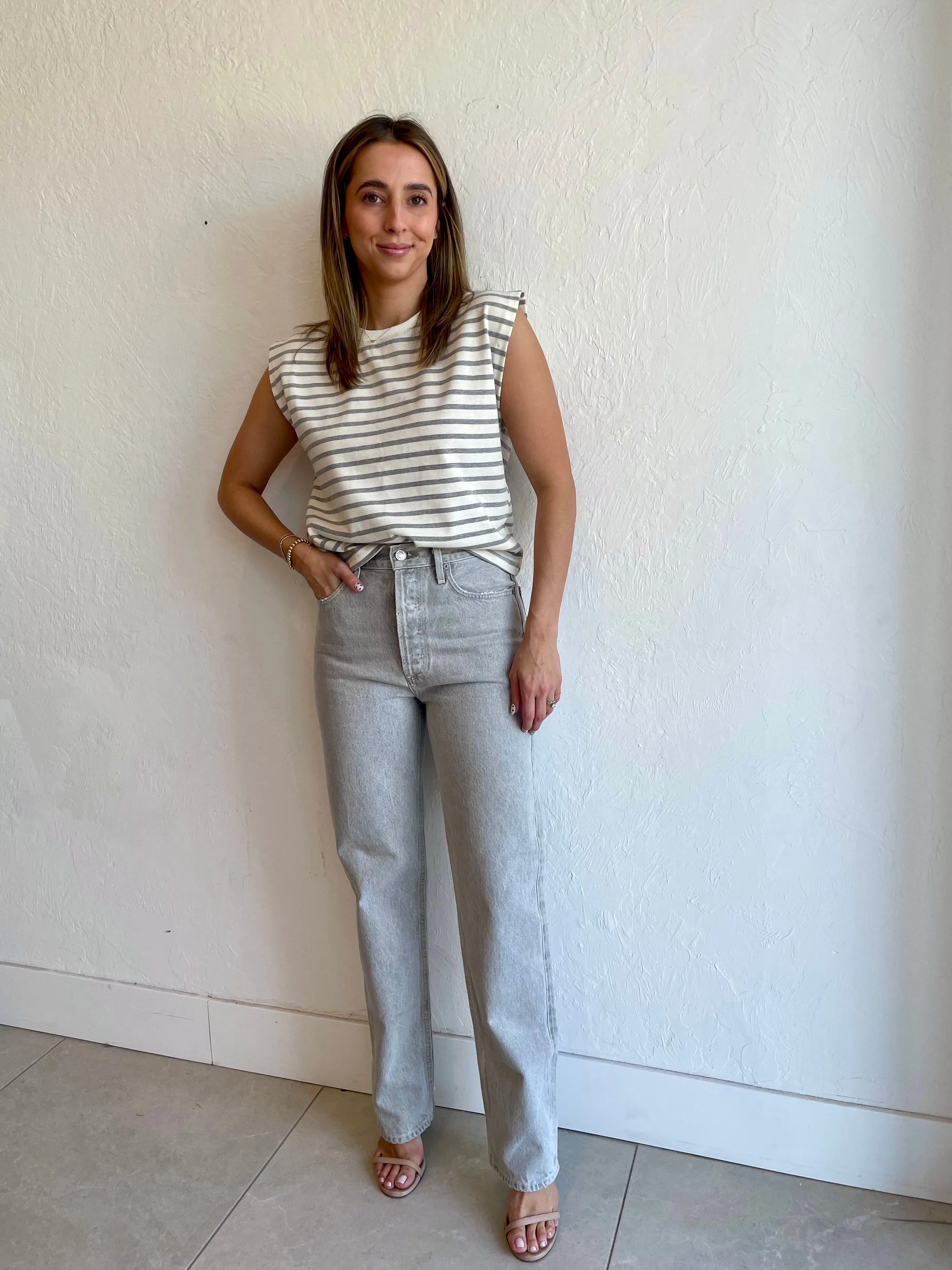 Michaela Striped Top